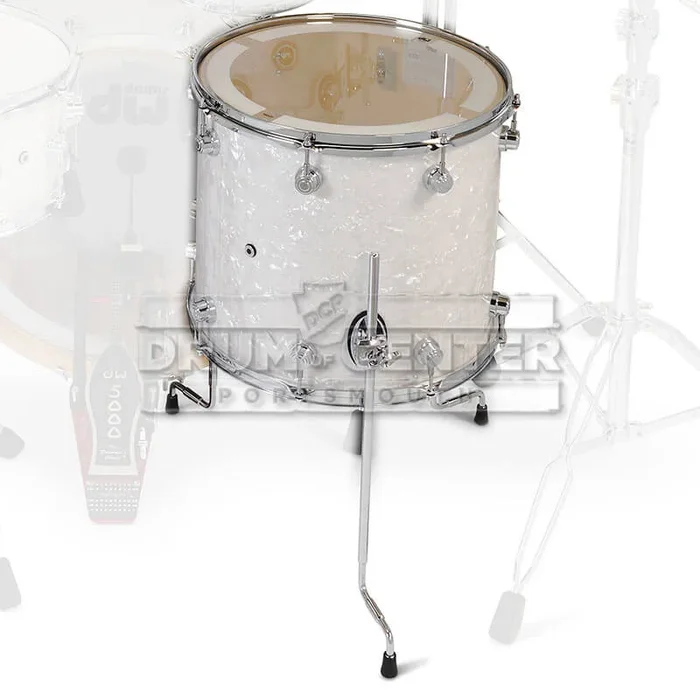 DW DWe Electronic/Acoustic Floor Tom 16×14 White Marine Pearl