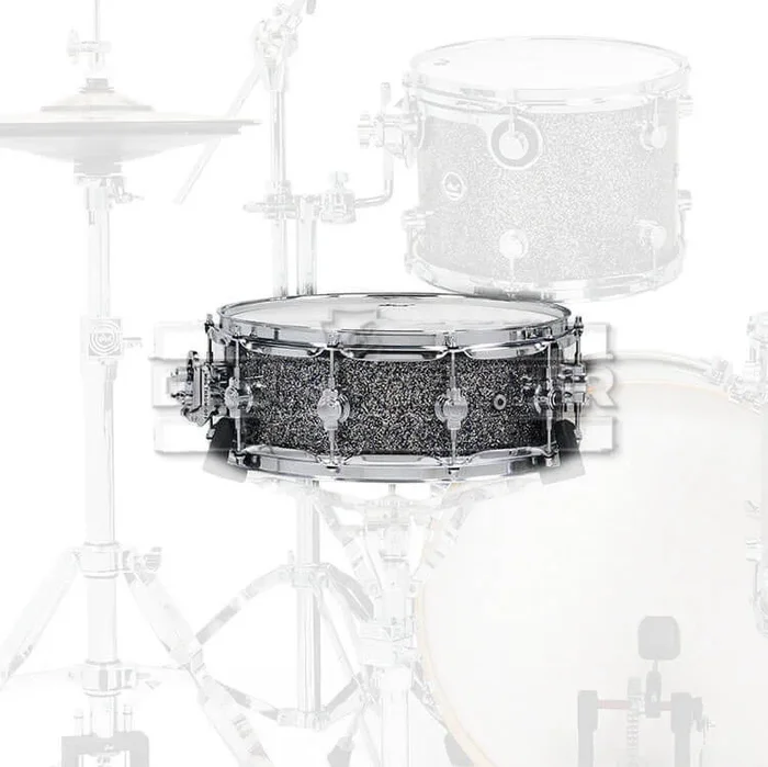 DW DWe Electronic/Acoustic Snare Drum 14×5 Black Galaxy