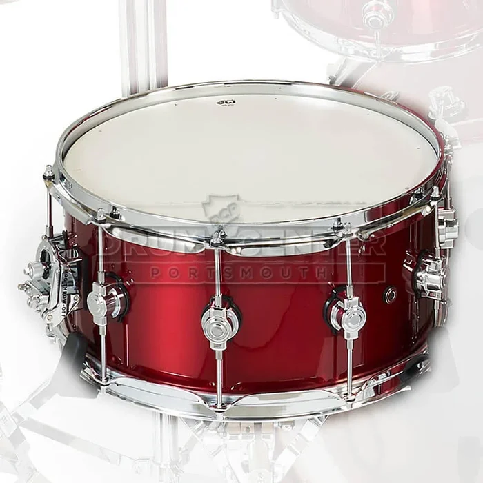 DW DWe Electronic/Acoustic Snare Drum 14×6.5 Black Cherry Metallic