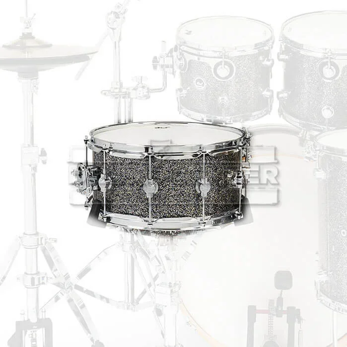 DW DWe Electronic/Acoustic Snare Drum 14×6.5 Black Galaxy
