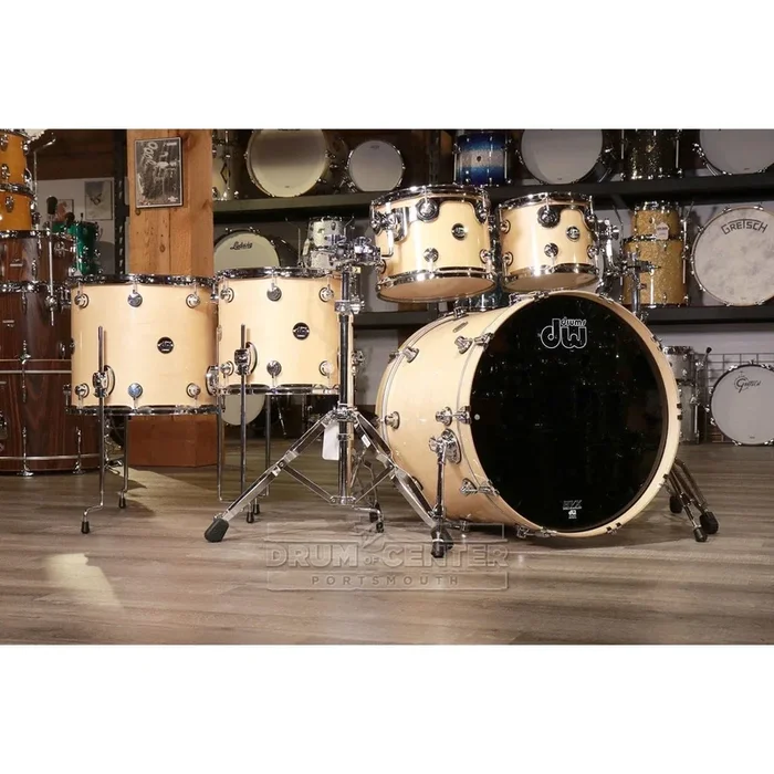 DW Performance 5pc Drum Set 22/10/12/14/16 Natural Lacquer