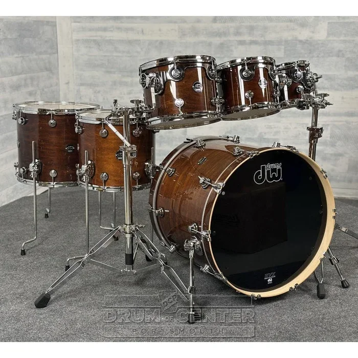 DW Performance 6pc Drum Set Walnut Lacquer – DCP Exclusive!