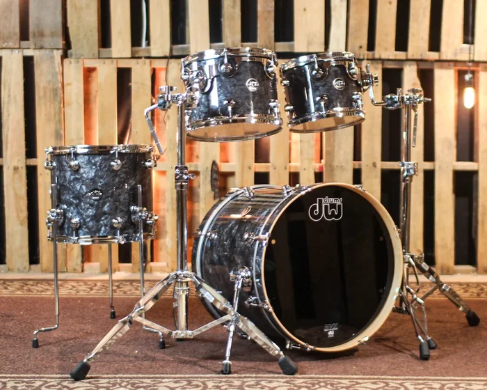DW Performance Black Diamond Fusion Drum Set – 16×20, 8×10, 9×12, 12×14