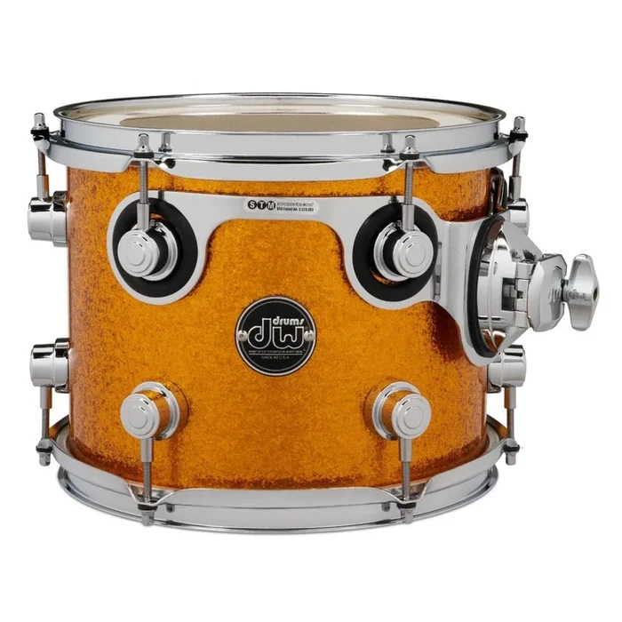 DW Performance Series Finishply Tom 10×8 Gold Sparkle