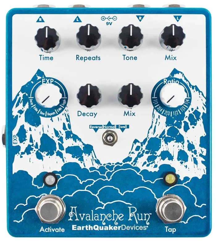 Earthquaker Devices Avalanche Run Stereo Delay & Reverb w/Tap Tempo V2