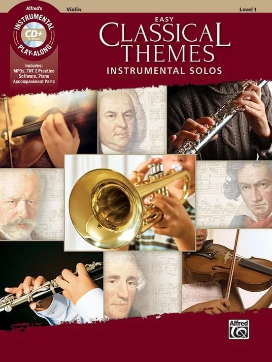 Easy Classical Themes Instrumental Solos for Strings (Violin Book & CD) Alfred