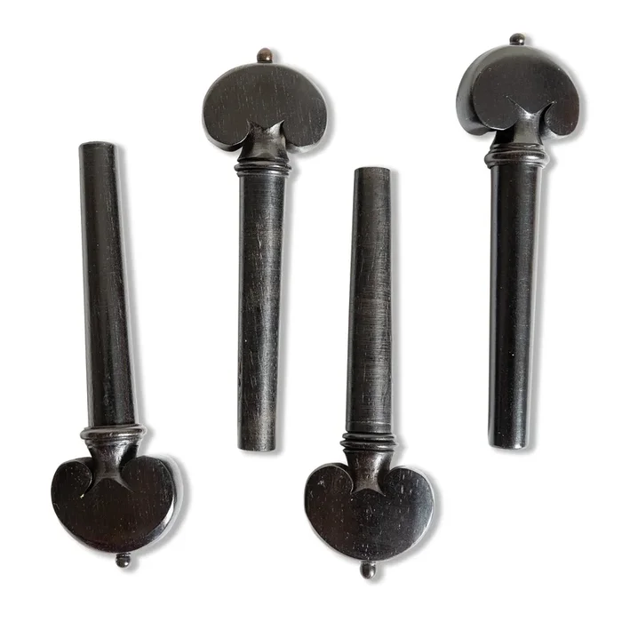 Ebony Violin Peg Sets in Various Styles