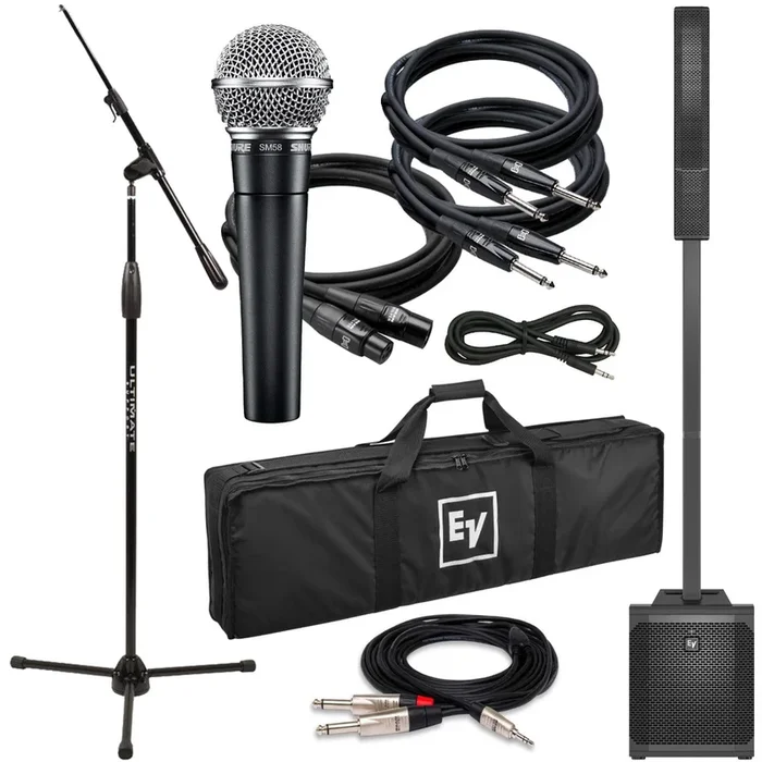 Electro-Voice Evolve 30M Portable Column System – Black PERFORMER PAK
