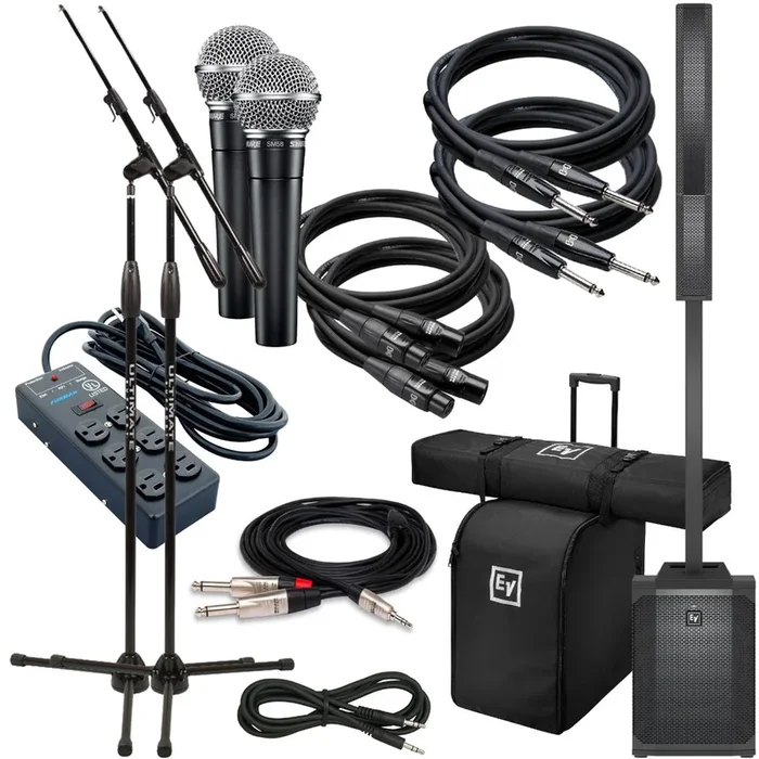 Electro-Voice Evolve 50M Portable Column System – Black STAGE RIG