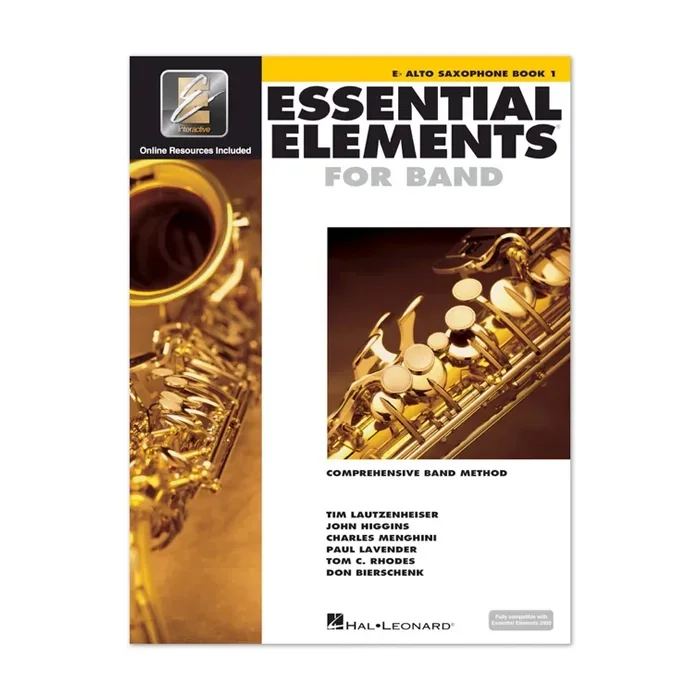Elementos Esenciales Para Banda – Libro 1 de Saxofón Alto en Mi bemol