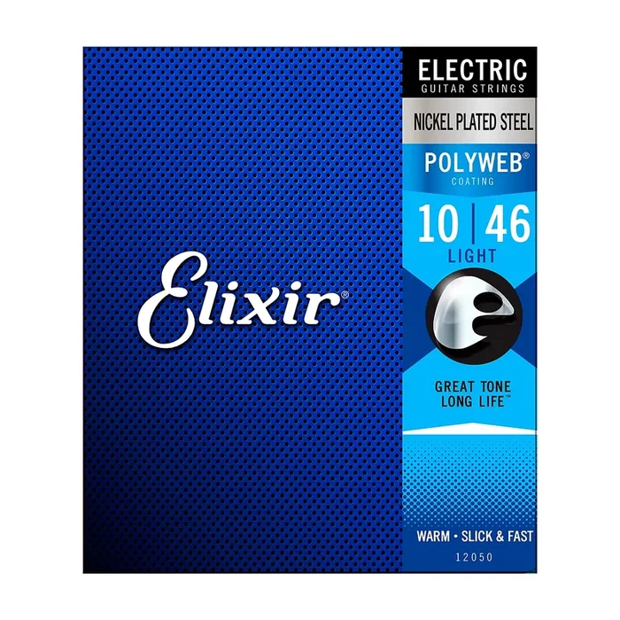 Elixir Electric Guitar Strings with POLYWEB Coating, Light (.010-.046)