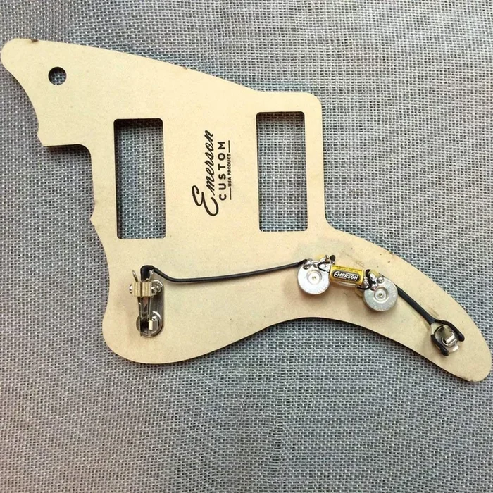 Emerson Custom Prewired Kit for Jazzmaster Standard (500K Ohm Pots & 0.022Uf Cap, No Rhythm Circuit)