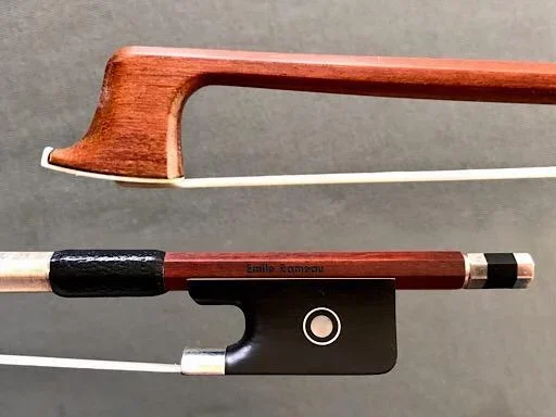 Emile Rameau nickel mounted, octagonal viola bow, 70.9 g. | Metzler Violins