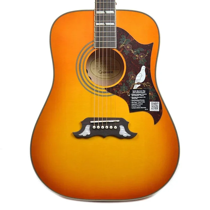 Epiphone Dove Studio Violin Burst w/Fishman Sonitone