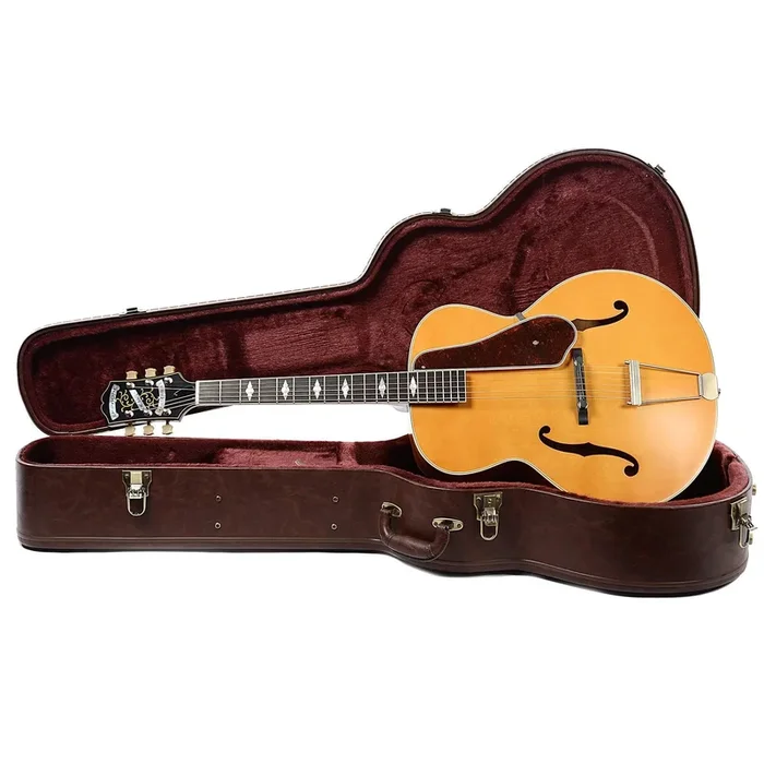 Epiphone Masterbilt Century Collection De Luxe Classic (F-Hole) Vintage Natural w/Hardshell Case