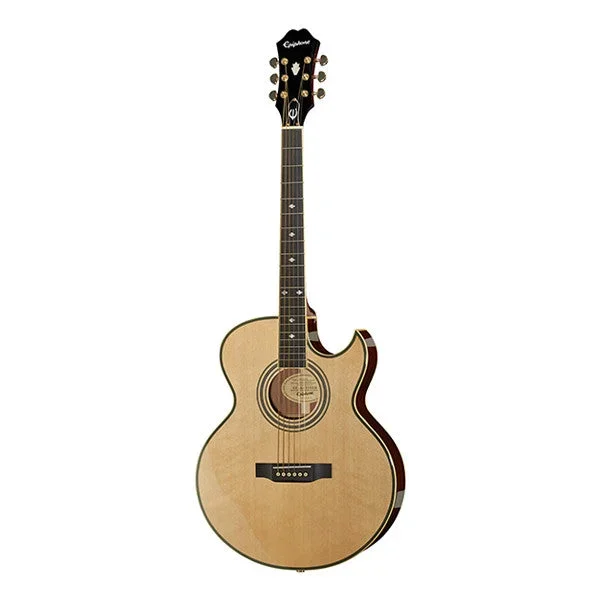 Epiphone PR 5 CE Cutaway Electro Acoustic Guitar – Natural