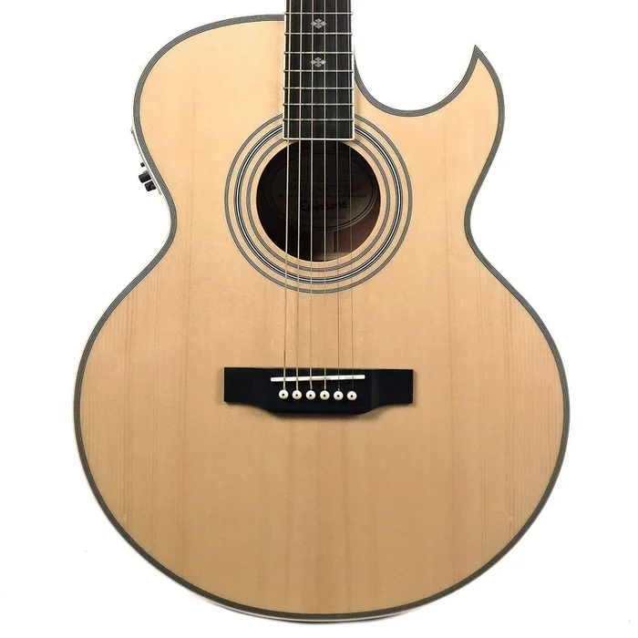 Epiphone PR5-E Florentine Cutaway Acoustic-Electric Natural