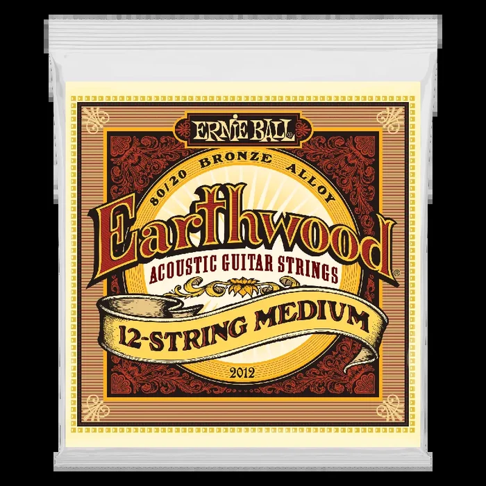 Ernie Ball 2012 Earthwood 80/20 Bronze 12 Acoustic Strings Medium