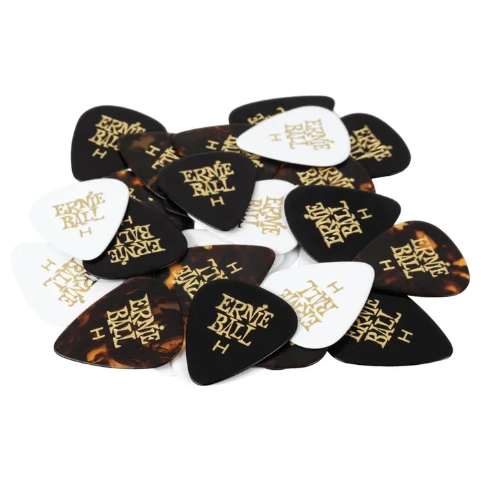 Ernie Ball Cellulose Guitar Picks Assorted Colors .94mm Heavy – 144 Pack