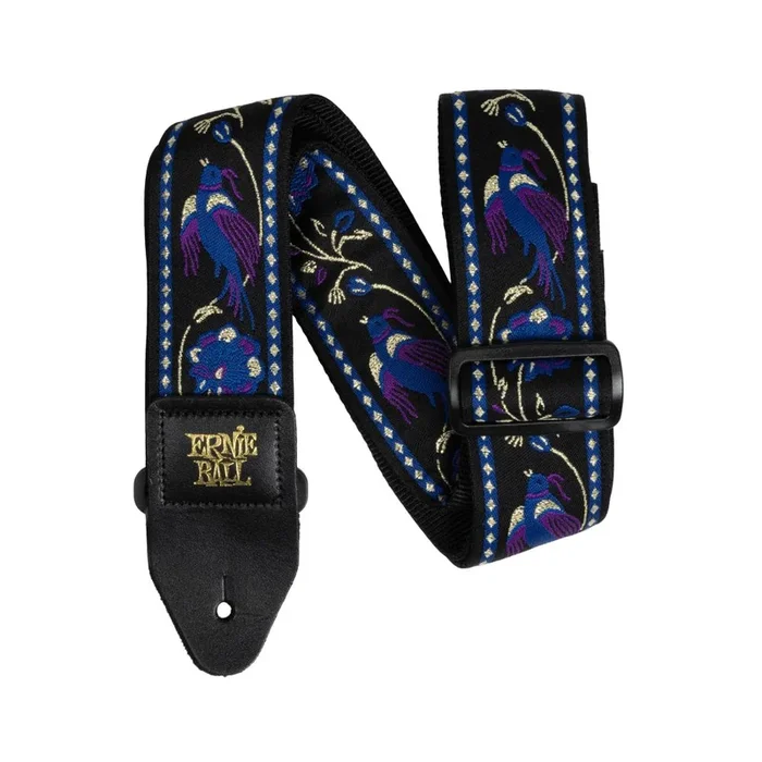 Ernie Ball Classic Jacquard Guitar Strap in Purple Pleasant Pheasant
