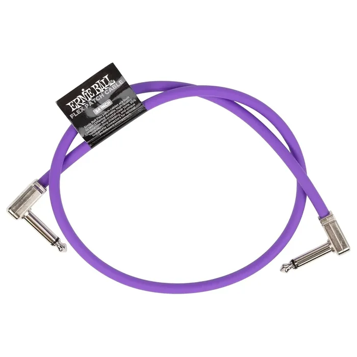 Ernie Ball Flex Patch Cable 24in – Purple – Single