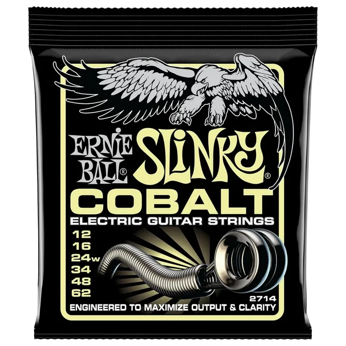 Ernie Ball Mammoth Slinky Cobalt Electric Guitar Strings 12-62 Gauge