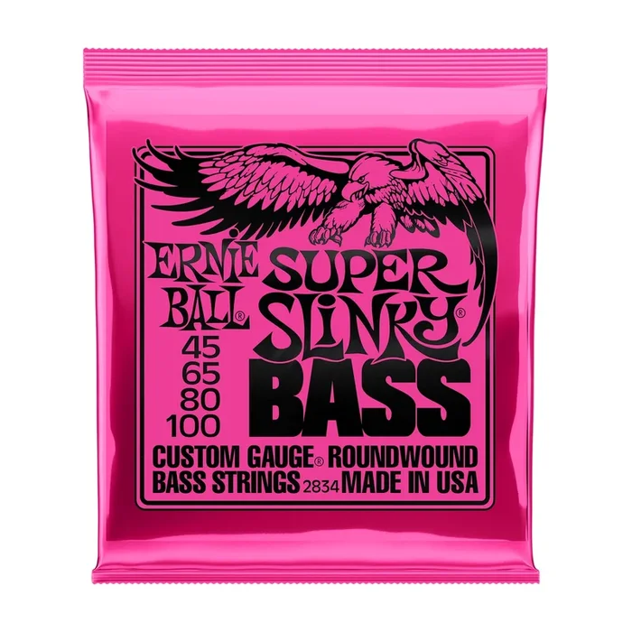 Ernie Ball P02834 Super Slinky Roundwound Bass Strings