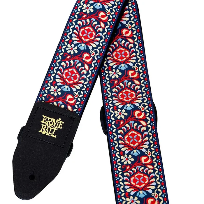 Ernie Ball P04091 Jacquard Guitar Strap, Royal Bloom