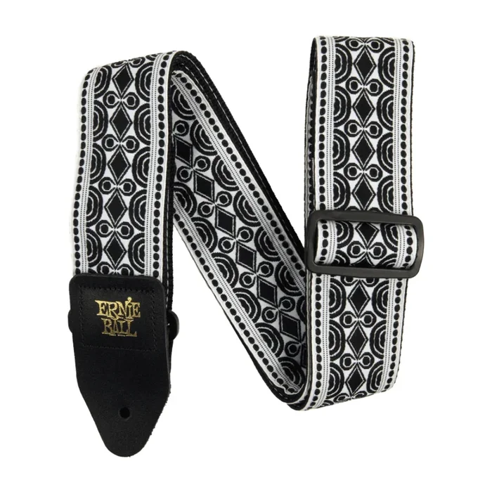 Ernie Ball P05319 Classic Jacquard Guitar Strap/Bass Strap – Beatnik Black