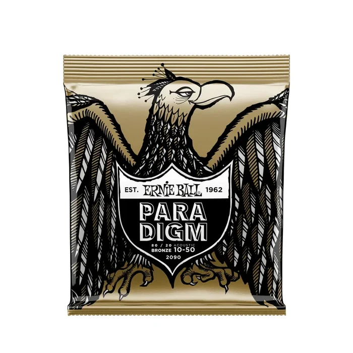 Ernie Ball Paradigm Extra Light 80/20 Bronze Acoustic Guitar Strings – 10-50