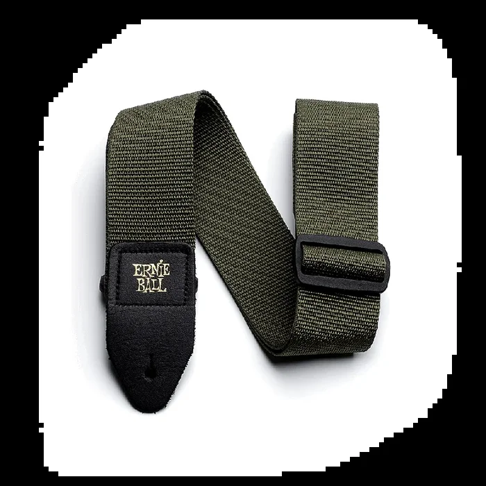 Ernie Ball Polypro Strap – Olive Green