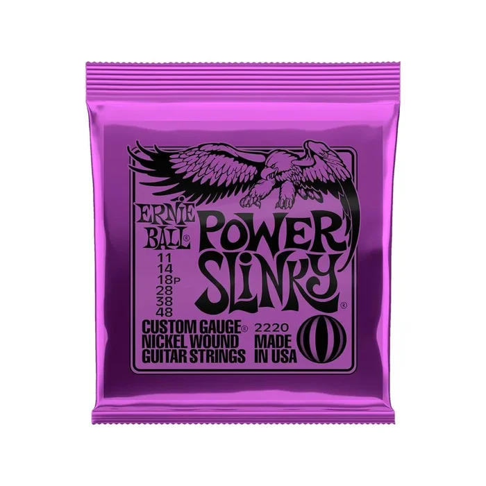 Ernie Ball Power Slinky Electric Guitar Strings 11-48