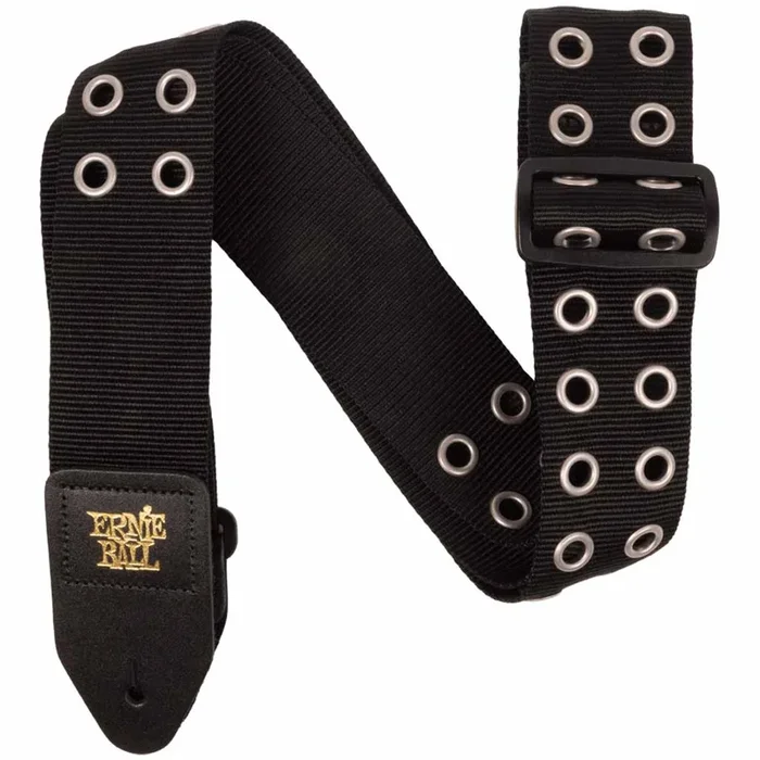 Ernie Ball Premium Guitar/Bass Strap – Hole Lotta Metal Silver