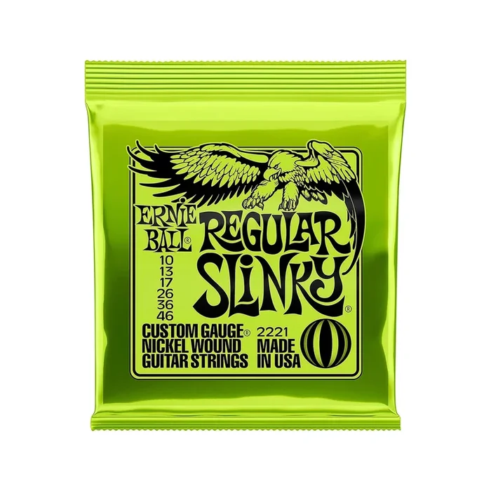 Ernie Ball Regular Slinky Electric Guitar Strings 10-46