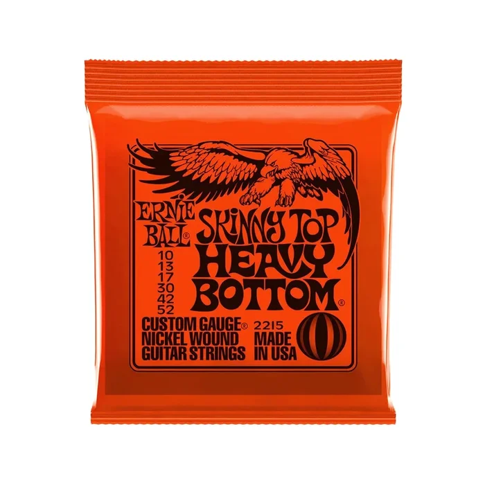 Ernie Ball Skinny Top Heavy Bot Electric Guitar Strings 10-52