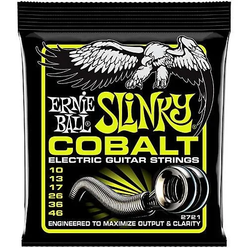 Ernie Ball Slinky Cobalt Electric Guitar Strings | Regular Slinky