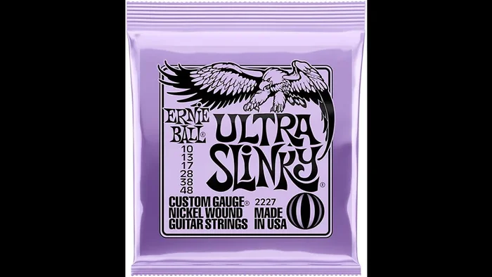 Ernie Ball Ultra Slinky Nickel Wound Electric Guitar Strings (10-48)