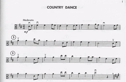Etling, F.R.: Solo Time for Strings, Book 2 (viola)