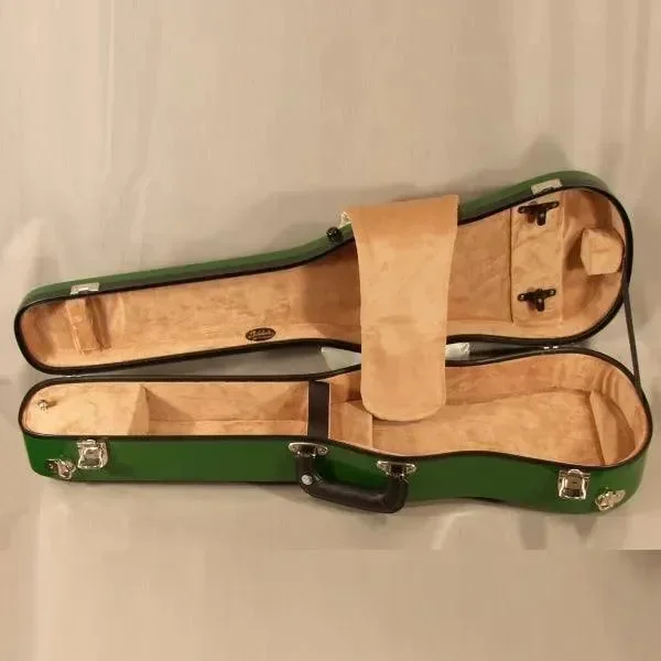 Étui pour violon de forme Bobelock 1007, vert/beige