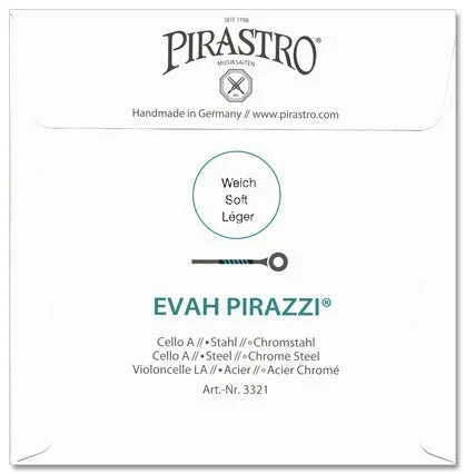 Evah Pirazzi Cello A String – Light/Weich Gauge – 4/4