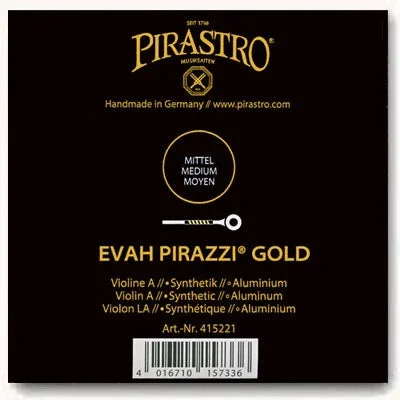 Evah Pirazzi Gold Violin A String (Synthetic/Aluminum)