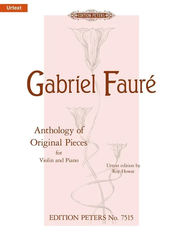 Faure, Anthology of Original Pieces for Violin and Piano (Peters)