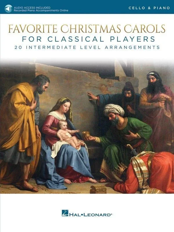 Favourite Christmas Carols for Classical Players for Cello and Piano with Online Accompaniments