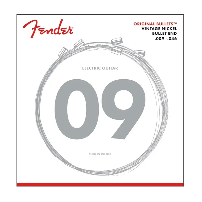 Fender 3150 Original Bullets Pure Nickel .009-.046 Guitar Strings