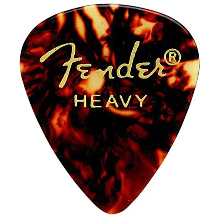 Fender 351 Pick Pack Shell Heavy 3 Pack (36) Bundle