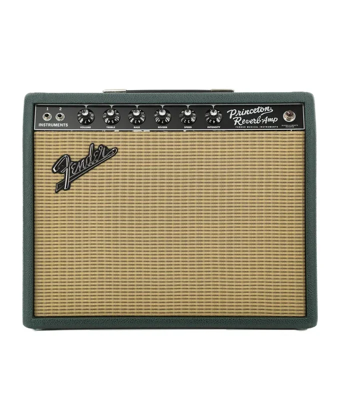 Fender ’65 Princeton Reverb 1×12 G1265 120V Combo Amplifier – Brit Green