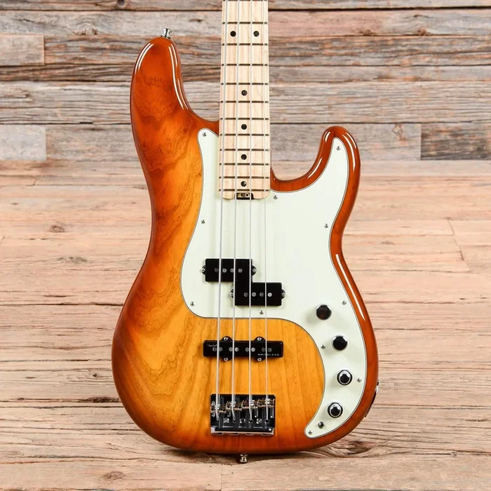 Fender American Elite Precision Bass Ash Tobacco Burst 2018