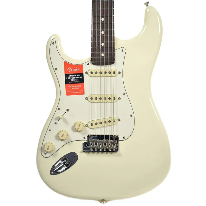 Fender American Pro Stratocaster Lefty RW Olympic White