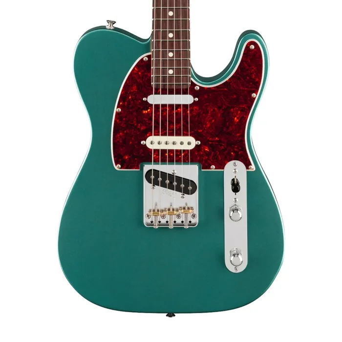Fender American Professional Classic HotShot Telecaster SSS Electric Guitar – Rosewood – Faded Sherwood Green Metallic