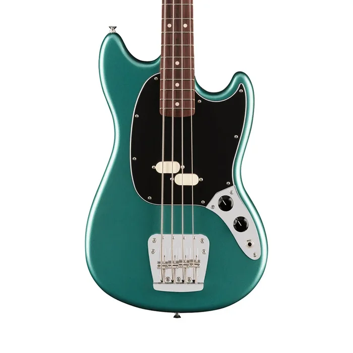 Fender American Professional Classic Mustang Bass – Faded Sherwood Green Metallic, Rosewood Fingerboard